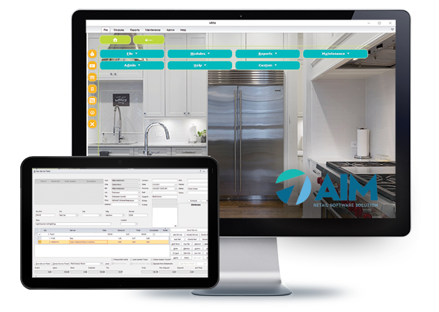 POS screen and Tee Sheet Screen